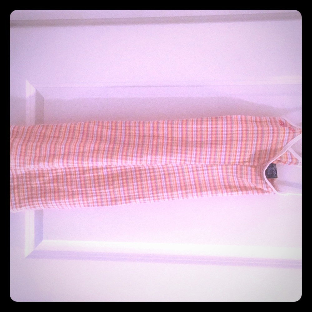 Pink, White & Blue Striped Ripcurl Cover Up